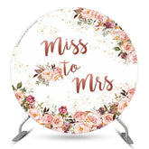 Rosa Blumen Punkte Kreis Hochzeit Hintergrund Dekorationen